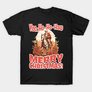 Santa Claus Cowboy T-Shirt